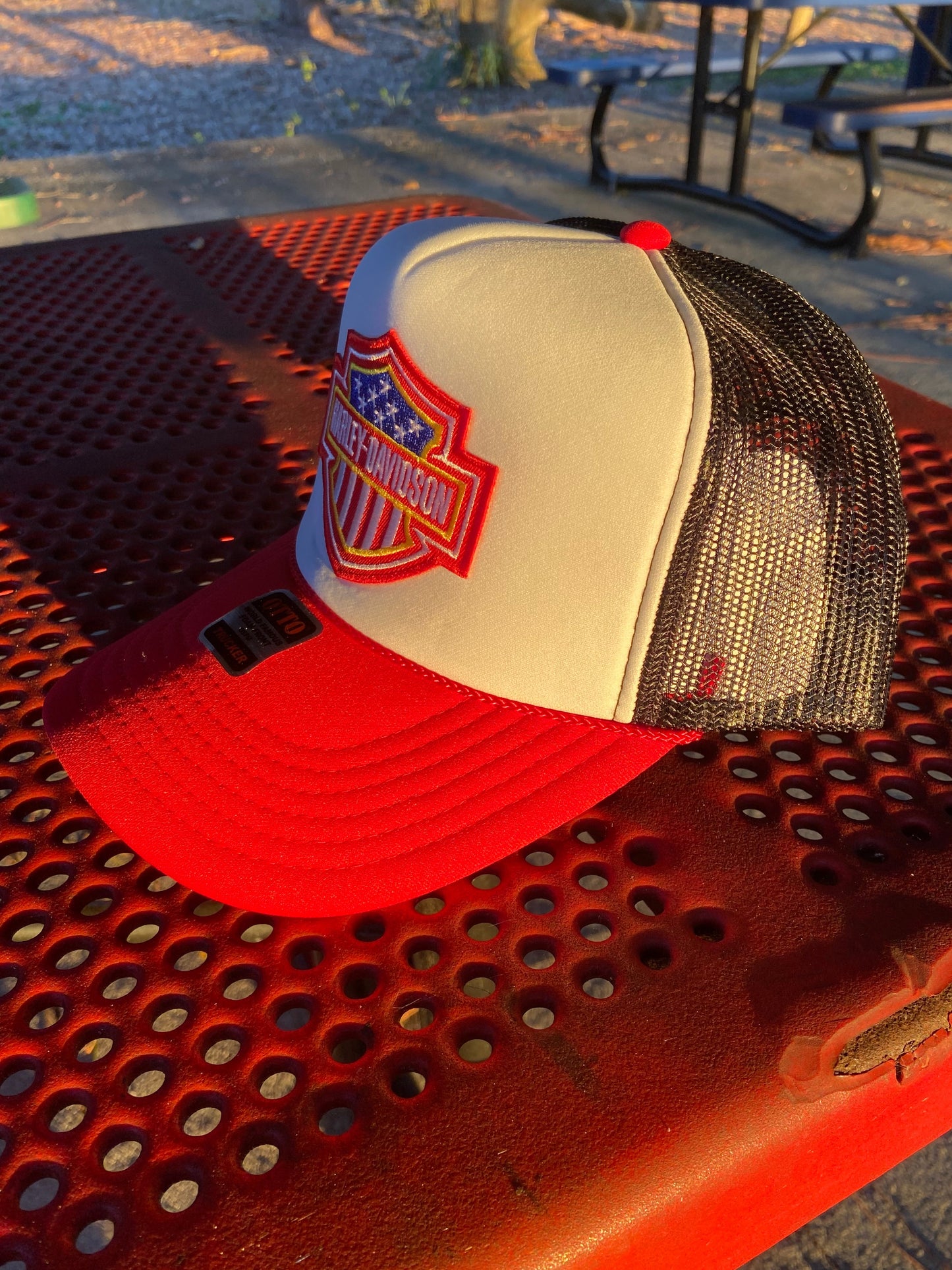 Harley Davidson trucker